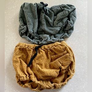 Zara Corduroy Bloomers Set (12-18 months)